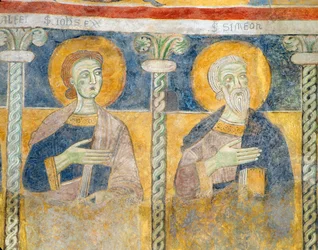 Detail von St. Johannes dem Evangelisten und St. Simon